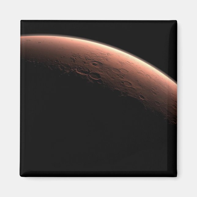 Teil der Mars an der Grenze von Licht und Dunkel. Magnet (Vorne)