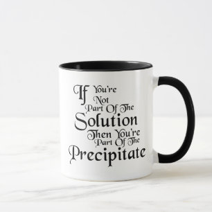 Teil der Niederschlag-Tasse Tasse