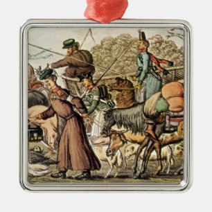 Teil der Verbündeten, die Paris betreten Silbernes Ornament