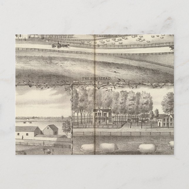 Teil des Eigentums von George A Hance Postkarte (Vorderseite)