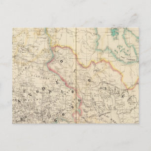 Teil des europäischen Russland 5 Postkarte