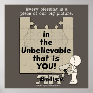 Teil des großen Bildes Poster