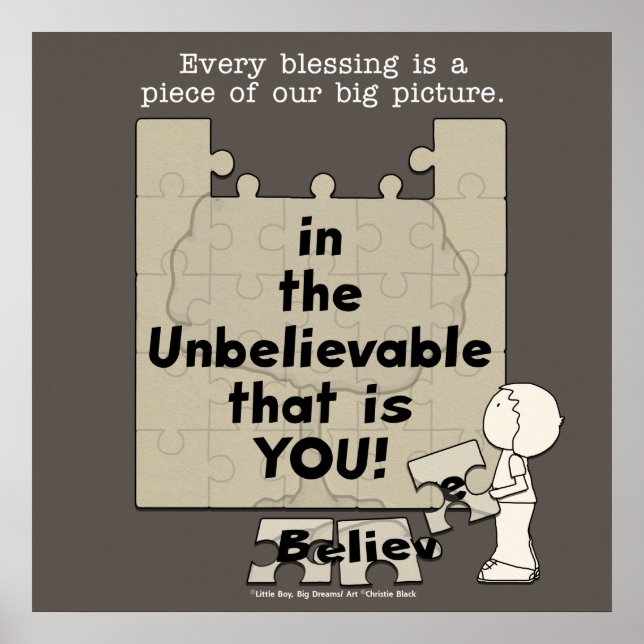 Teil des großen Bildes Poster (Vorne)