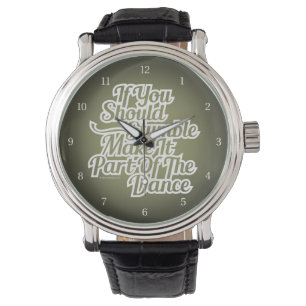 Teil des Tanzes Armbanduhr