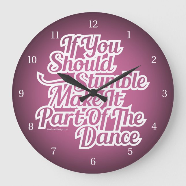 Teil des Tanzes Große Wanduhr (Vorderseite)