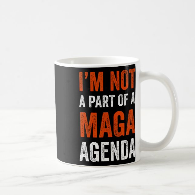 Teil einer Maga-Agenda Kaffeetasse (Rechts)