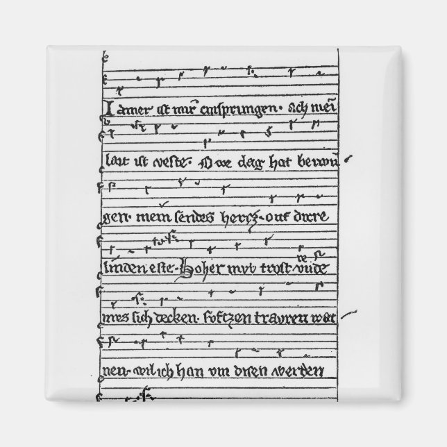 Teil eines Gedichts Magnet (Vorne)