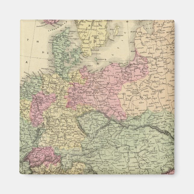 Teil Europas Magnet (Vorne)