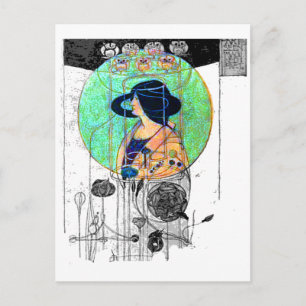 Teil gesehen - Teil von Charles R. Mackintosh Postkarte