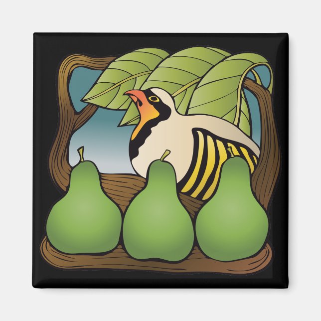 Teil in einer Birne Magnet (Vorne)