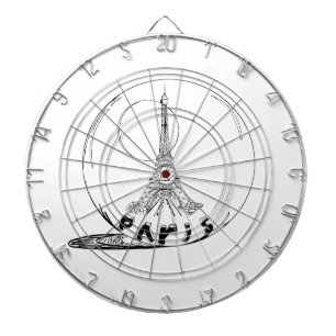 Teil in einer Glaskugel Dartscheibe