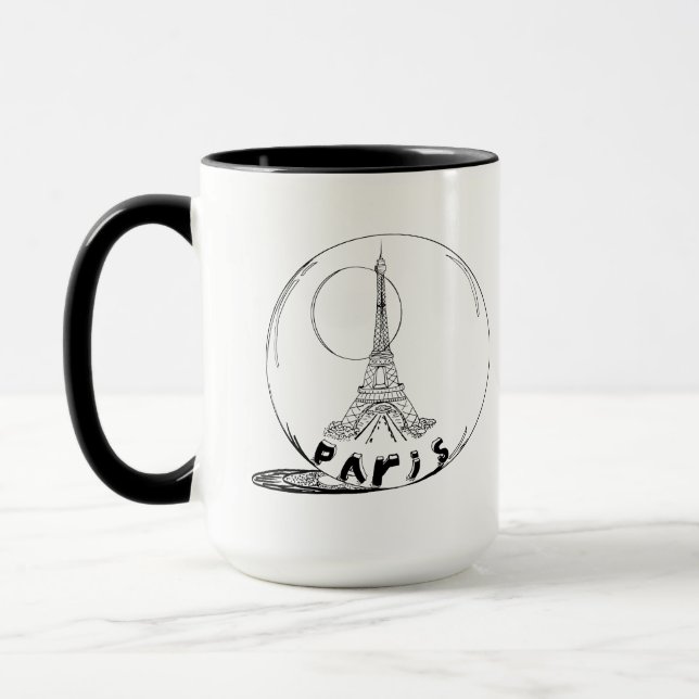 Teil in einer Glaskugel Tasse (Links)