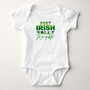 Teil Irish All Trouble Baby Strampler