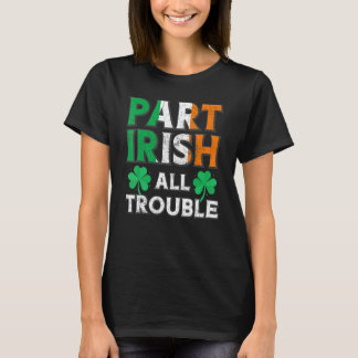 Teil Irish All Trouble Funny St Patrick's Day Matc T-Shirt