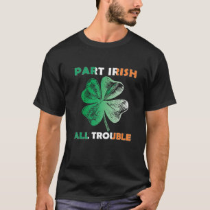 Teil Irish All Trouble Funny St Patrick's Day Sham T-Shirt