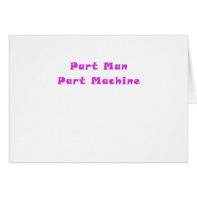 Teil-Mann-Teil-Maschine (Vorderseite (Horizontal))