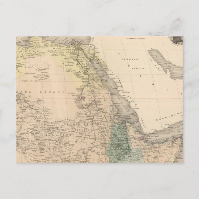 Teil Nordostafrika Postkarte (Vorderseite)