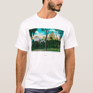 Teil San Diegos Skyline EL Corte zeigend T-Shirt