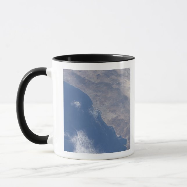 Teil Südkaliforniens, vom Weltraum aus gesehen Tasse (Links)