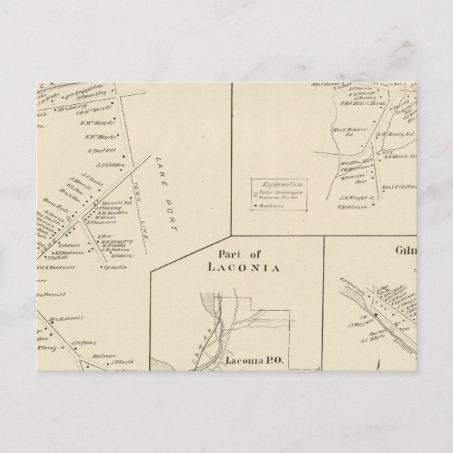 Teil von Laconia Postkarte (Vorderseite)
