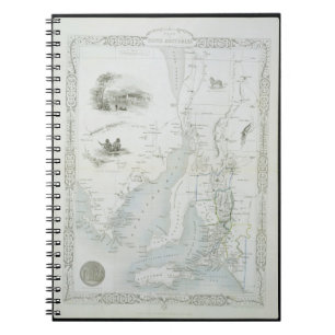 Teil von Südaustralien, von einer Reihe der Welt Notizblock