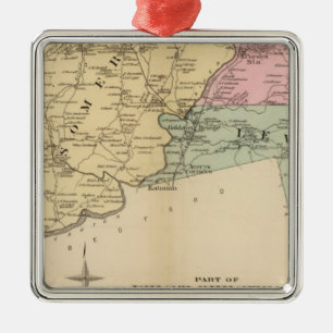 Teil von Westchester county, New York Ornament Aus Metall