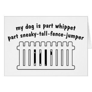 Teil Whippet Teil Zaun-Pullover
