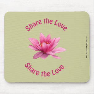Teile die Liebe Mousepad