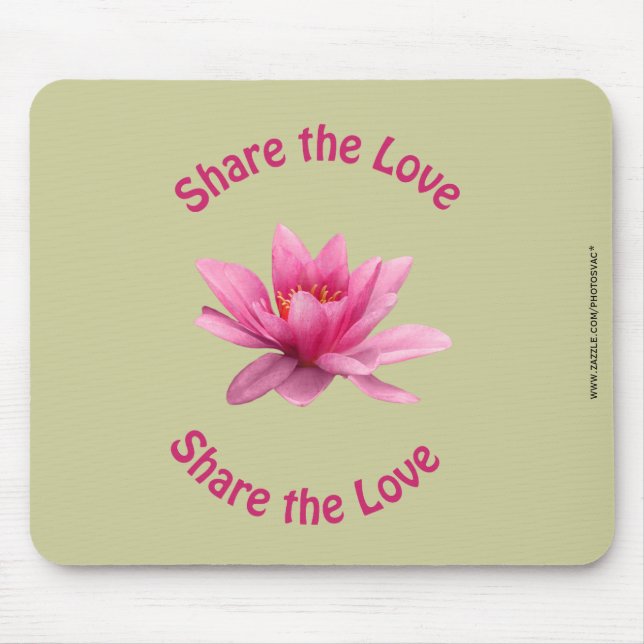 Teile die Liebe Mousepad (Vorne)