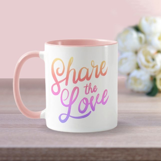 Teile die Liebe Tasse (Von Creator hochgeladen)