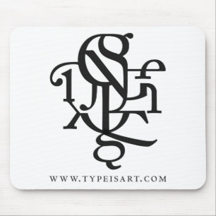 Teile eines Charakter mousepad