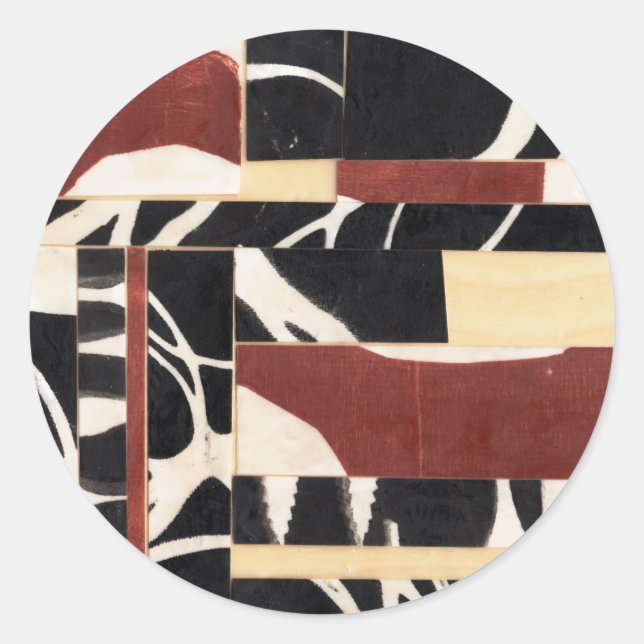 Teile II Runder Aufkleber (Vorderseite)