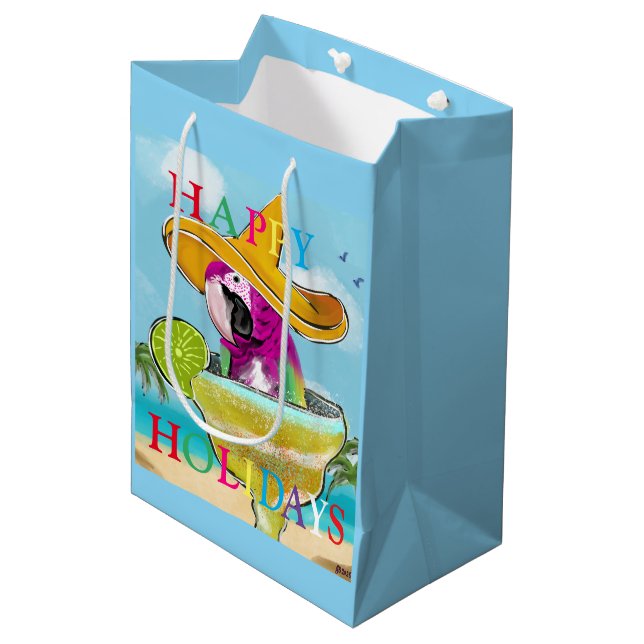 TEILE MITTLERE GESCHENKTÜTE (Vorderseite Schrägansicht)