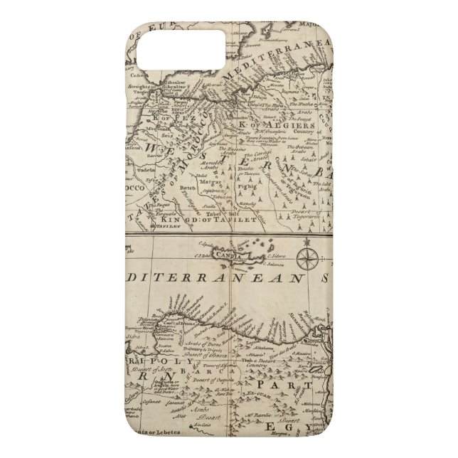 Teile von Barbary, Afrika Case-Mate iPhone Hülle (Rückseite)