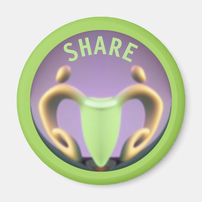 Teilen ist die Pflege des Round-Magnet Magnet (Vorne)