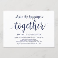 Teilen Sie das Glück der Einladungen zur Hochzeit