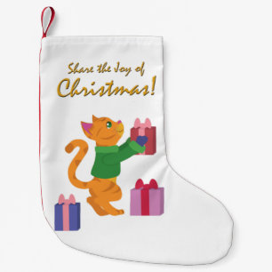 Teilen Sie die Freude an Weihnachten! Kleiner Weihnachtsstrumpf