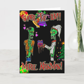 teilen Sie die Liebeweihnachtskarte Feiertagskarte