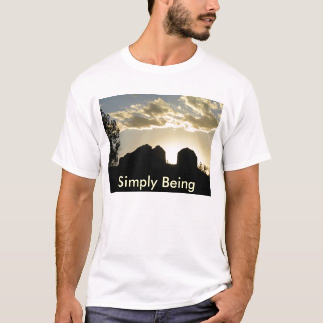 Teilen Sie die Stärke einfach des Seins T-Shirt (Vorderseite)