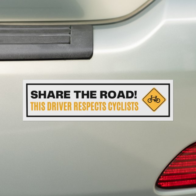 Teilen Sie die Straße, die dieser Treiber den Text Autoaufkleber (Auf Auto)