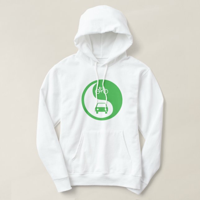 Teilen Sie die Straße Yin Yang Hoodie (Design vorne)