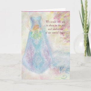Teilen Sie diese besondere Hochzeitskarte - Anpass Einladung