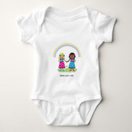 TEILEN SIE IHRE LIEBE - LIEBE ist LIEBE - Gleichhe Baby Strampler