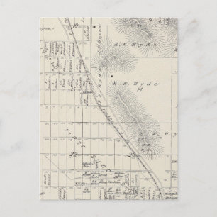 Teilgebiete Pioneer Land Co Postkarte