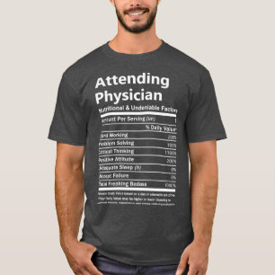 Teilnahme an ärztlichen ernährungsphysiologischen T-Shirt