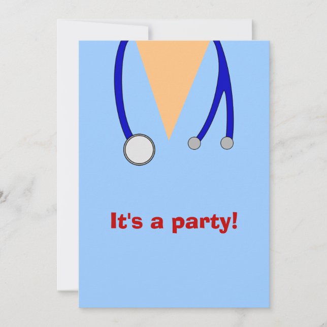 Teilnahme an der Nursing School Graduation Party S Einladung (Vorderseite)
