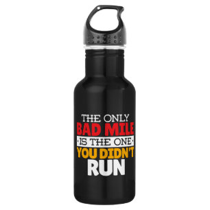 Teilnehmer - Funny Bad Mile Running Zitat Edelstahlflasche