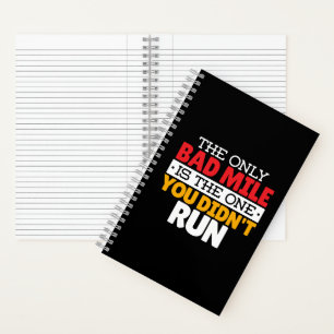 Teilnehmer - Funny Bad Mile Running Zitat Notizbuch