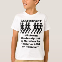 Teilnehmer NonDescript 10K Marathon T - Shirt
