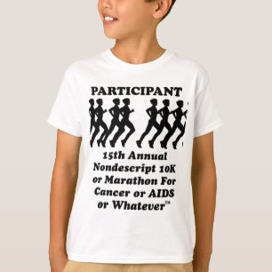 Teilnehmer Nondescript 10K-Marathon-T-Shirt T-Shirt